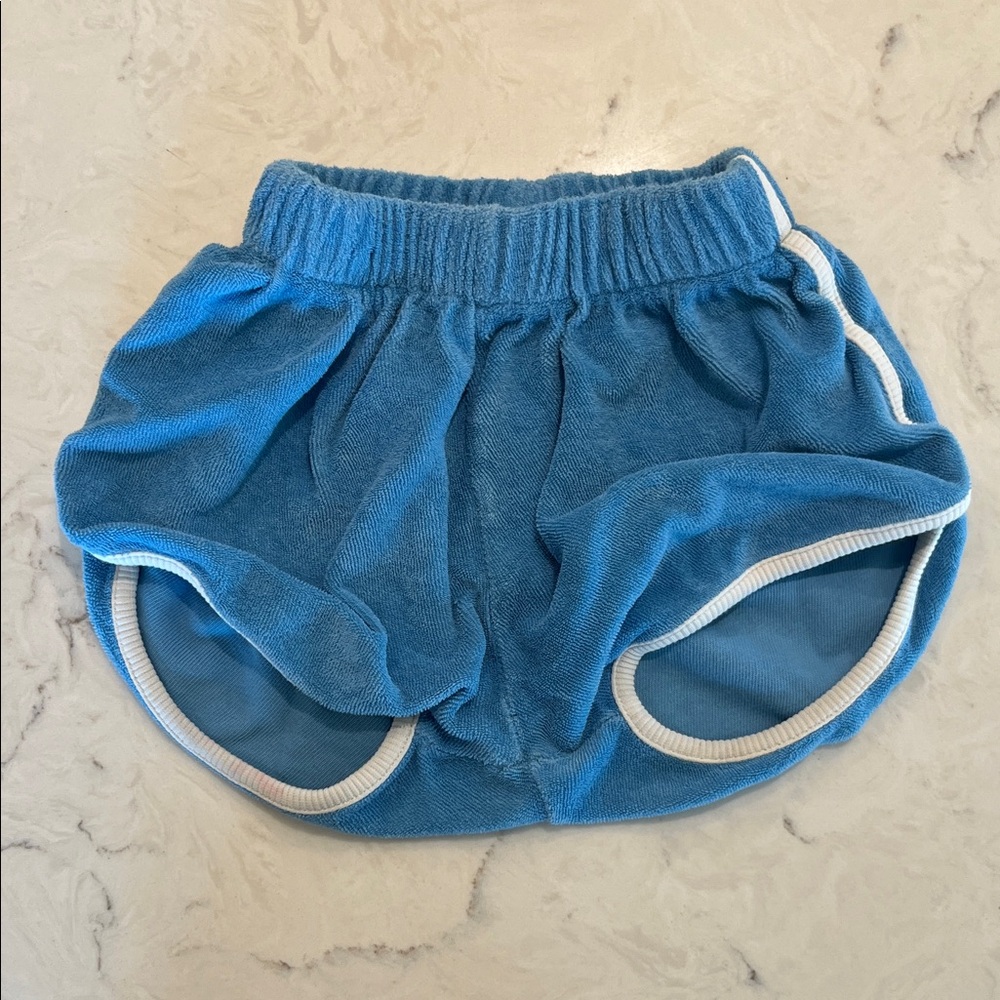 We Are Kids Unisex Terrycloth Blue Shorts